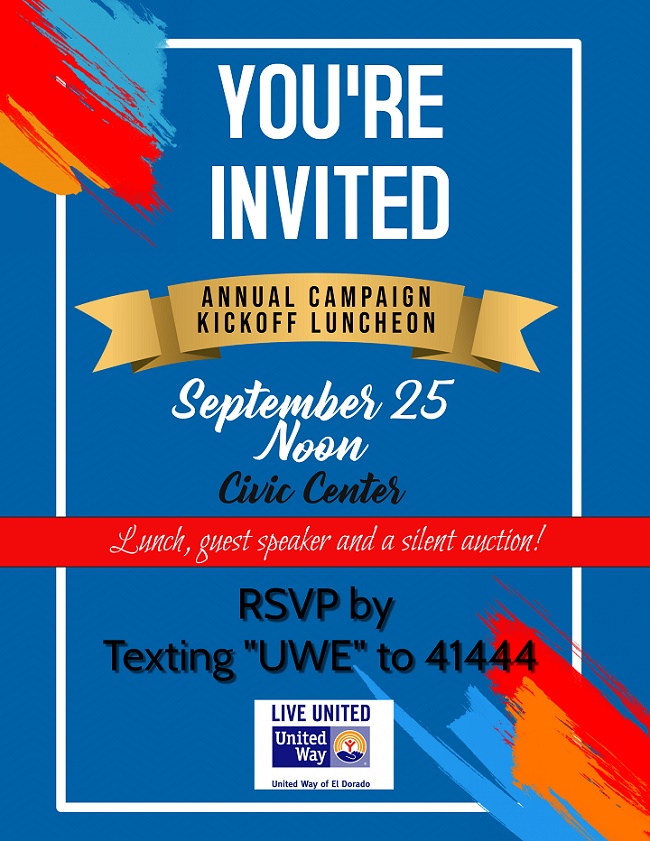 United Way Kickoff Campaign will occur tonight at Junction City